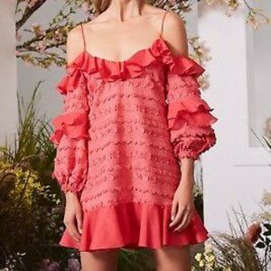 Alexis Calypso Dress Rouge Embroidery Small